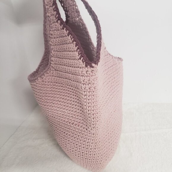 NWT Madewell Wisteria Dove Crochet Boho Festival Shopper Shoulder Bag - Picture 4 of 14